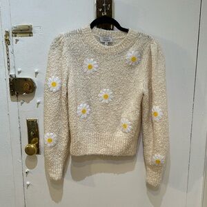 Daisy knit sweater
